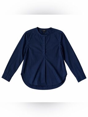 Banana Republic Long Sleeve Blouse in Blue Size Medium Like New